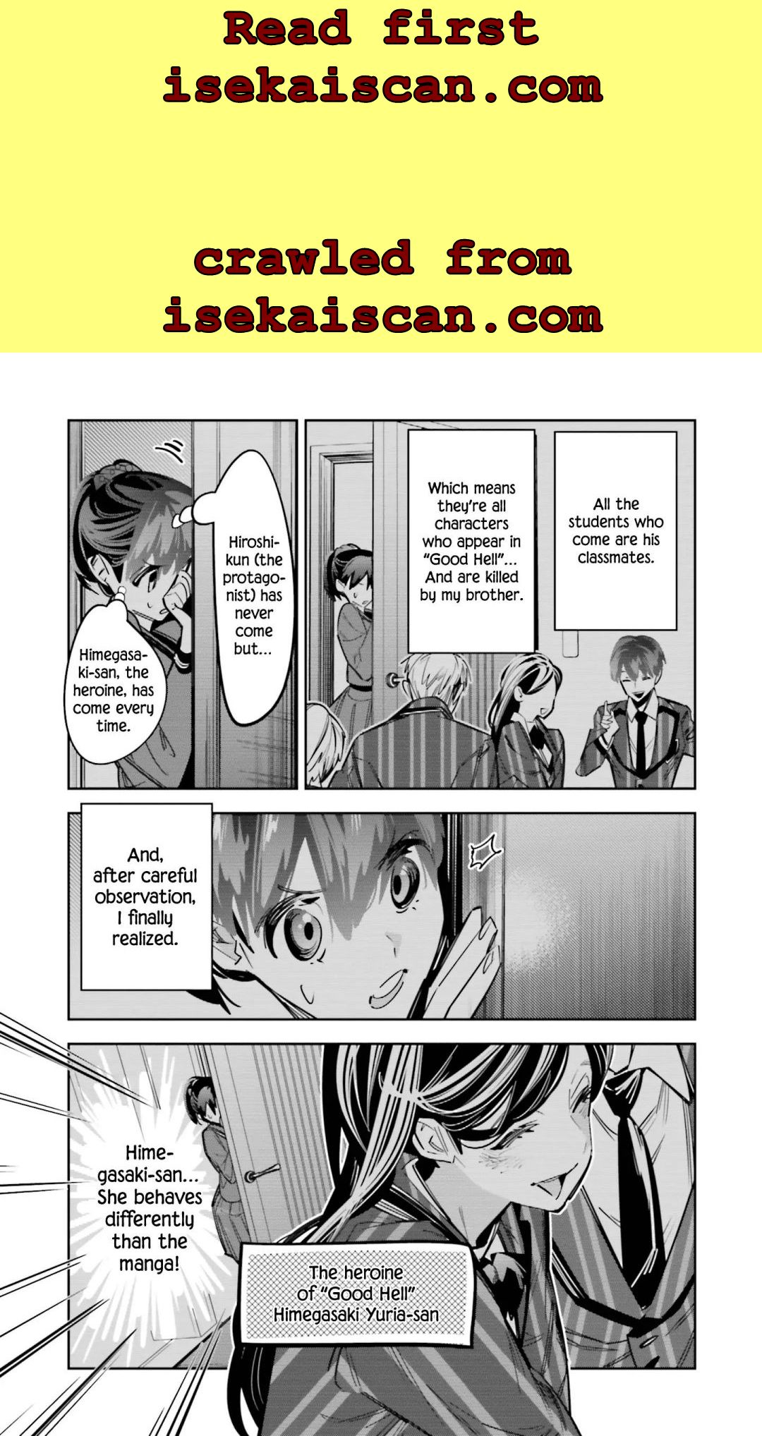 I Reincarnated As The Little Sister Of A Death Game Manga’S Murd3R Mastermind And Failed Chapter 7 #13