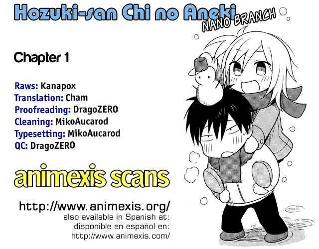 Hoozuki-San Chi No Aneki: Nano Branch Chapter 1 #6