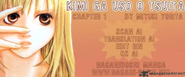 Kimi Ga Uso O Tsuita Chapter 1 #2