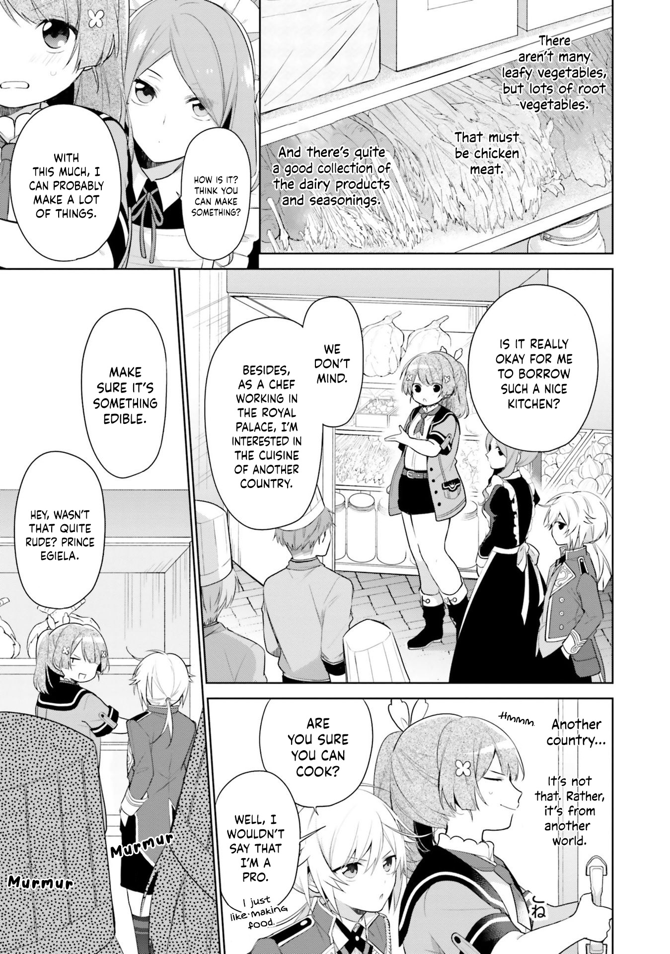 I'm Not The Saint, So I'll Just Leisurely Make Food At The Royal Palace Chapter 3 #3