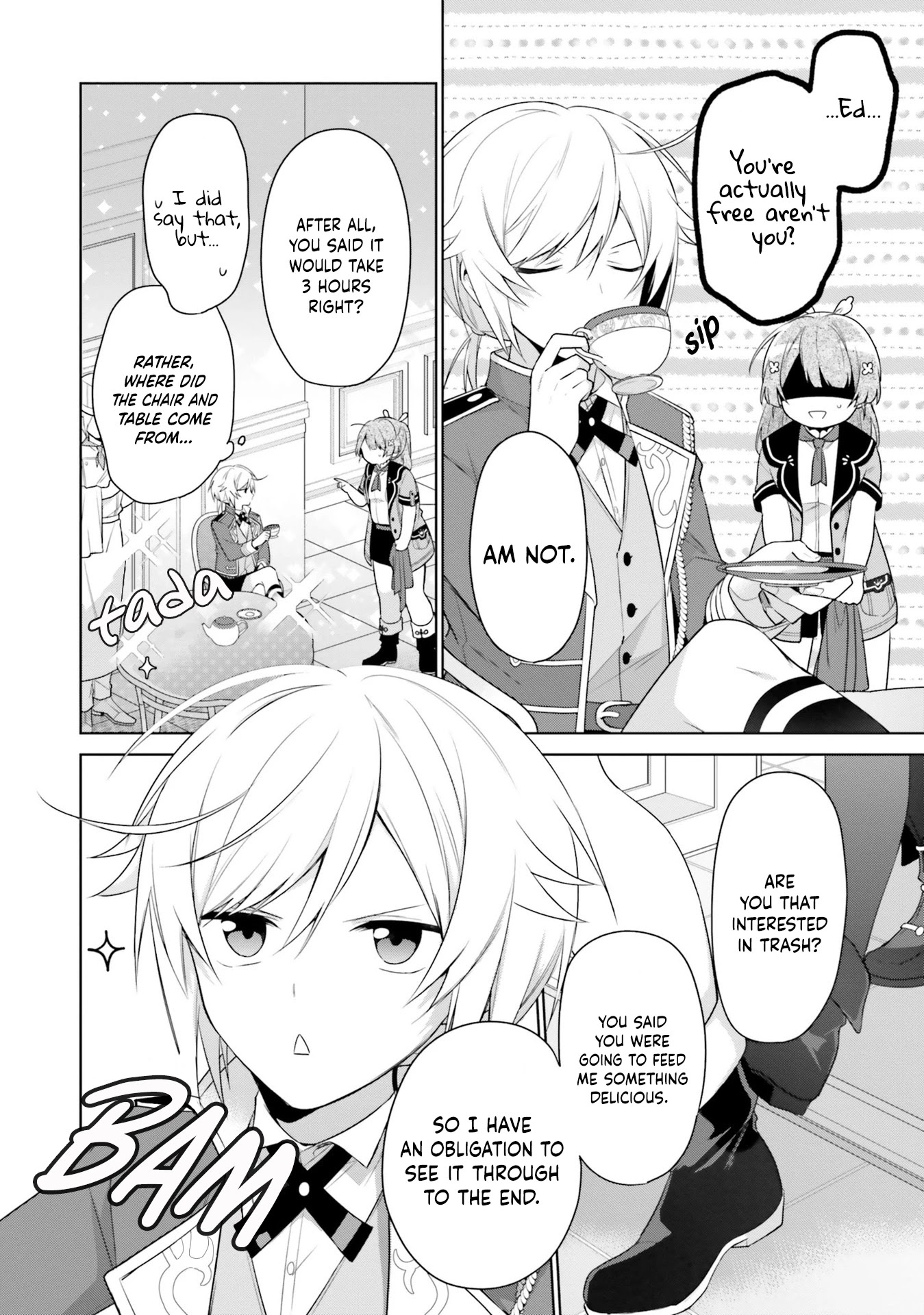 I'm Not The Saint, So I'll Just Leisurely Make Food At The Royal Palace Chapter 3 #12