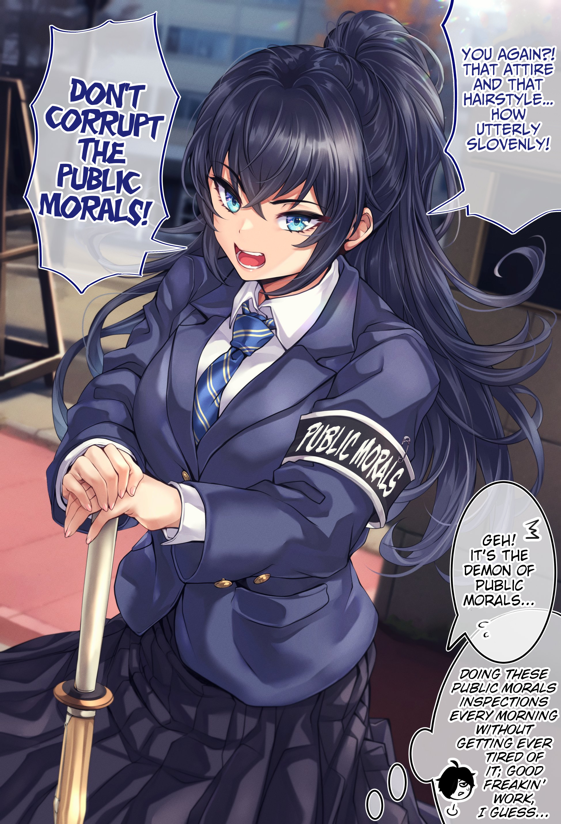 The Public Morals Head Who Becomes A Gyaru Only During Winter Vacation Chapter 1 #1