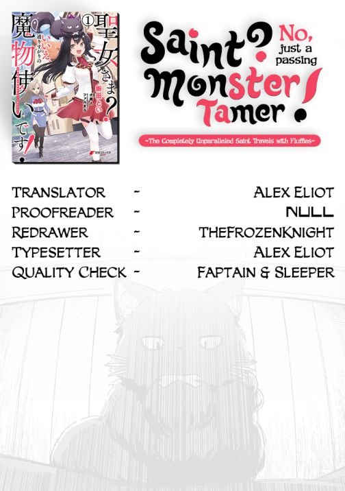 Saint? No, Just A Passing Monster Tamer! ~The Completely Unparalleled Saint Travels With Fluffies~ Chapter 2.2 #28