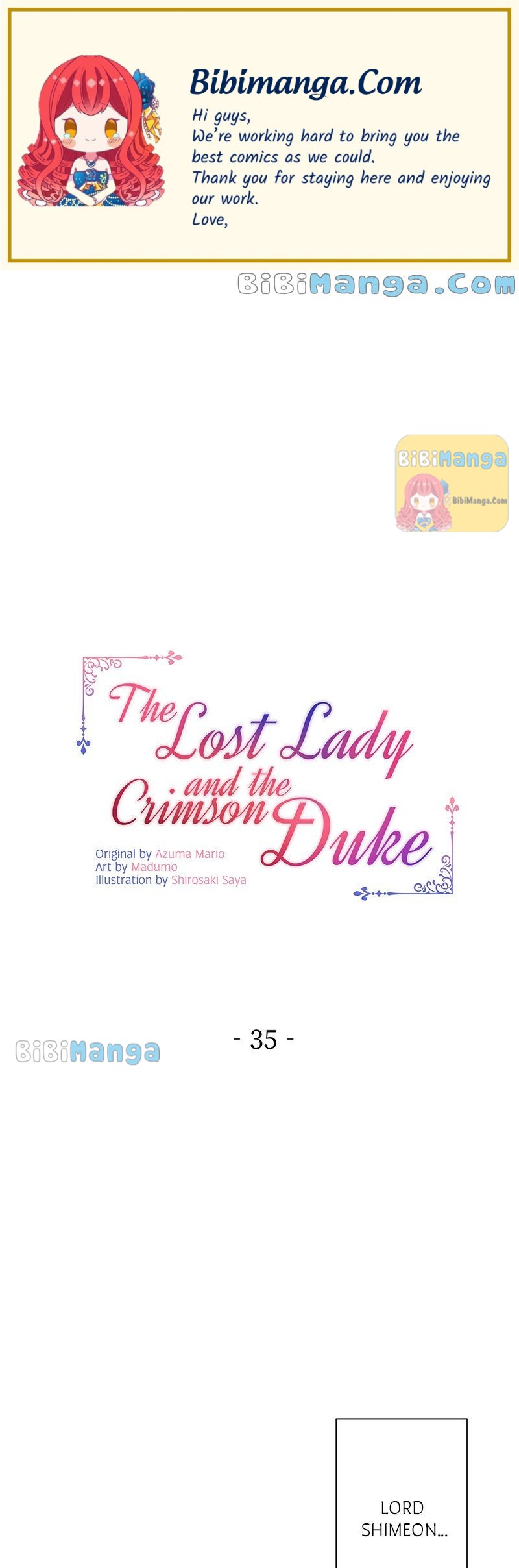 The Lost Lady And The Crimson Duke Chapter 35 #1