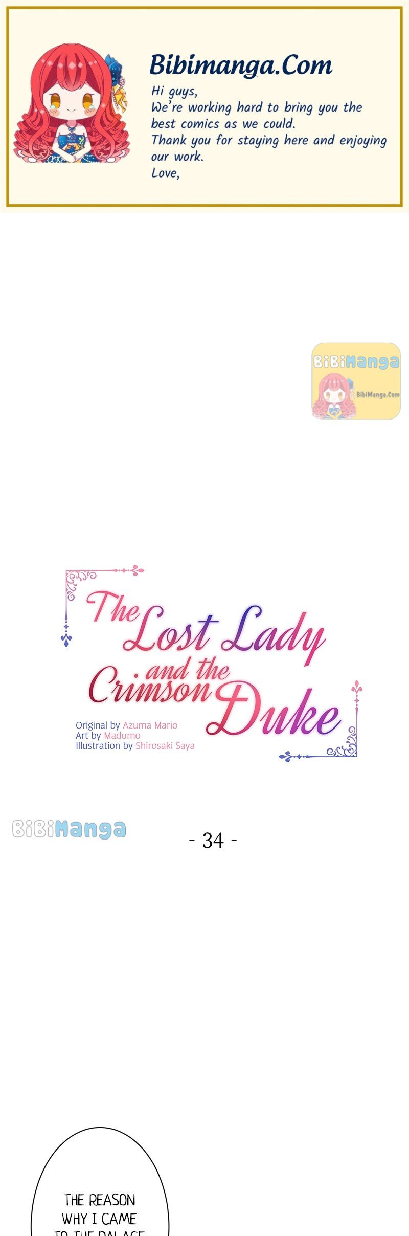 The Lost Lady And The Crimson Duke Chapter 34 #1