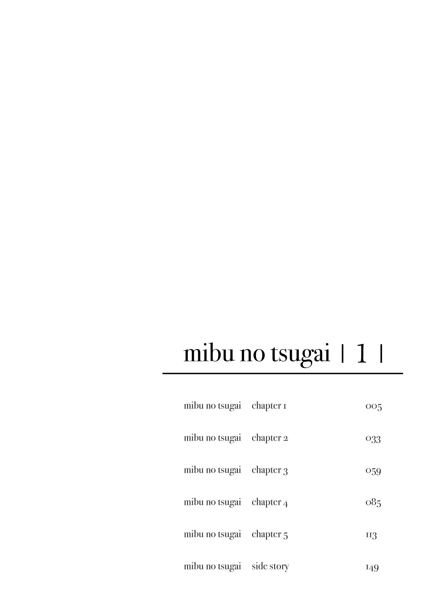 Mibu No Tsugai Chapter 1 #6