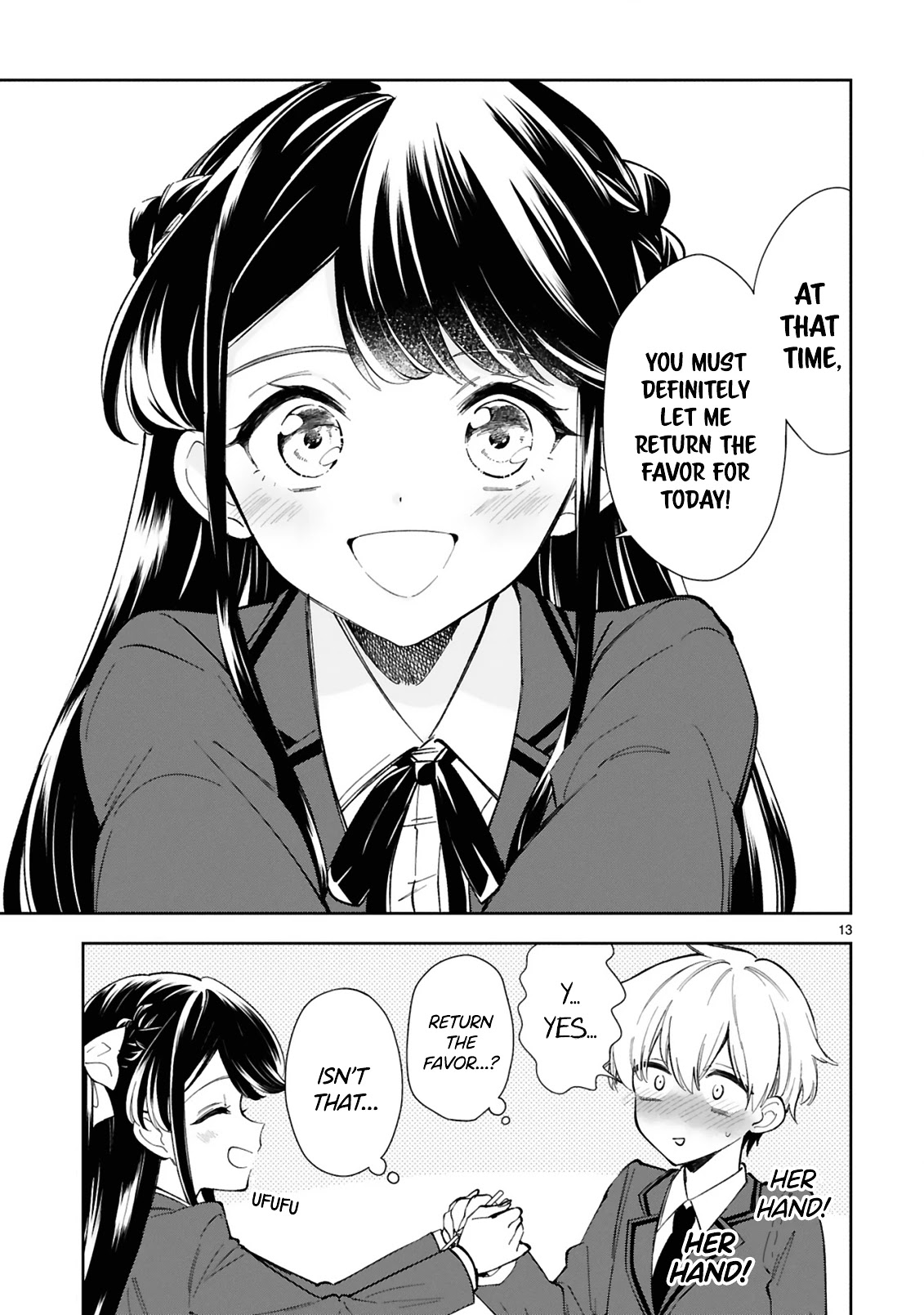 Ichijou-San Wa Kao Ni Deyasui Chapter 7 #13