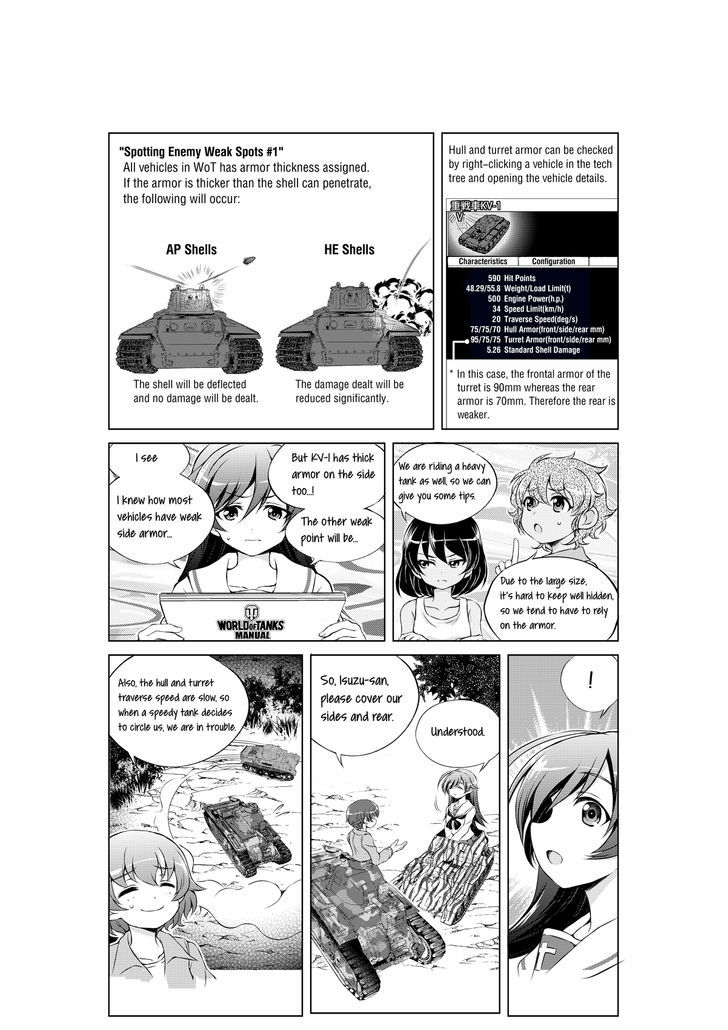 Hajimete No Senshadou - Wot For Beginners Chapter 3.5 #3