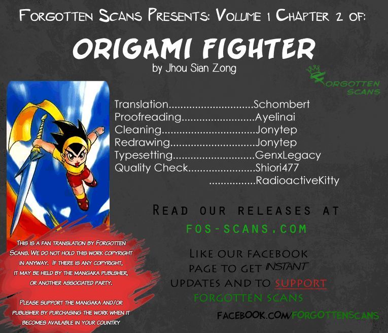 Origami Fighter Chapter 2 #1