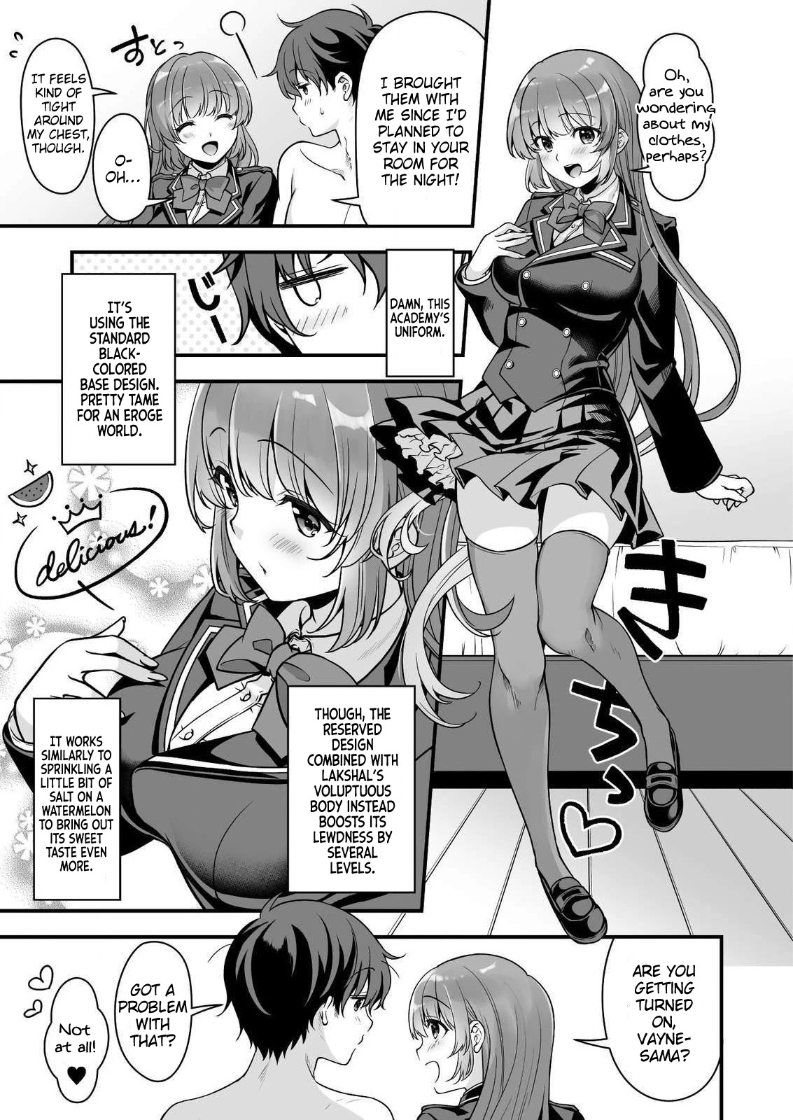 Vr Eroge Yattetara Isekai Ni Tensei Shita No De, Bishoujo Maou Wo Doreika Suru: Cross Out Saber Chapter 8 #24