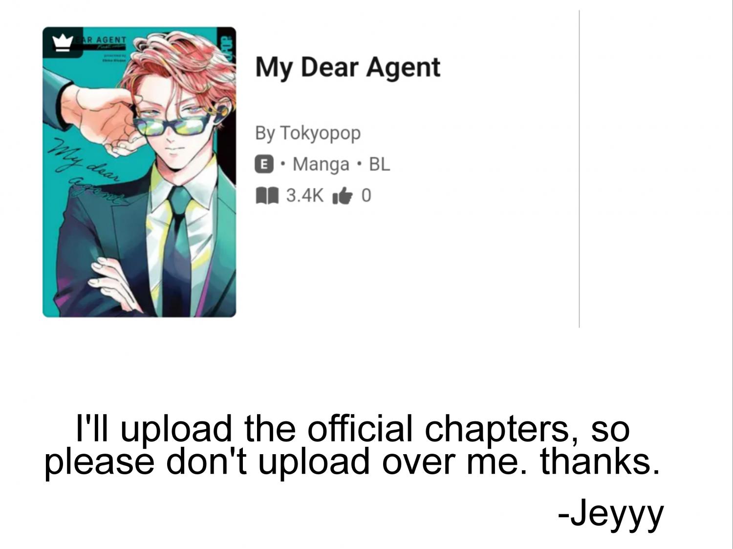 My Dear Agent Chapter 5.2 #1