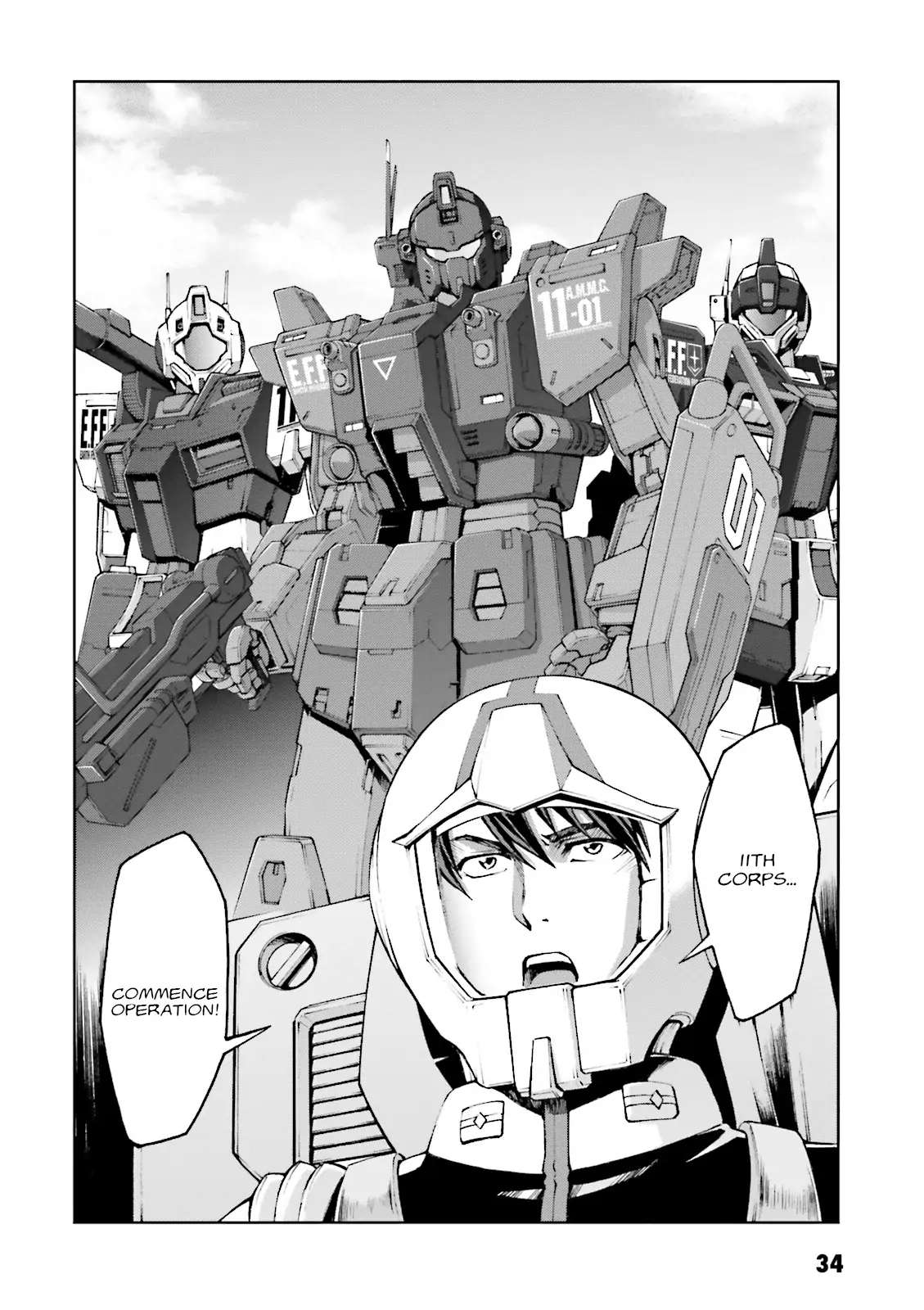Kidou Sensei Gundam Gaiden - The Blue Destiny (Taichi You) Chapter 11 #36