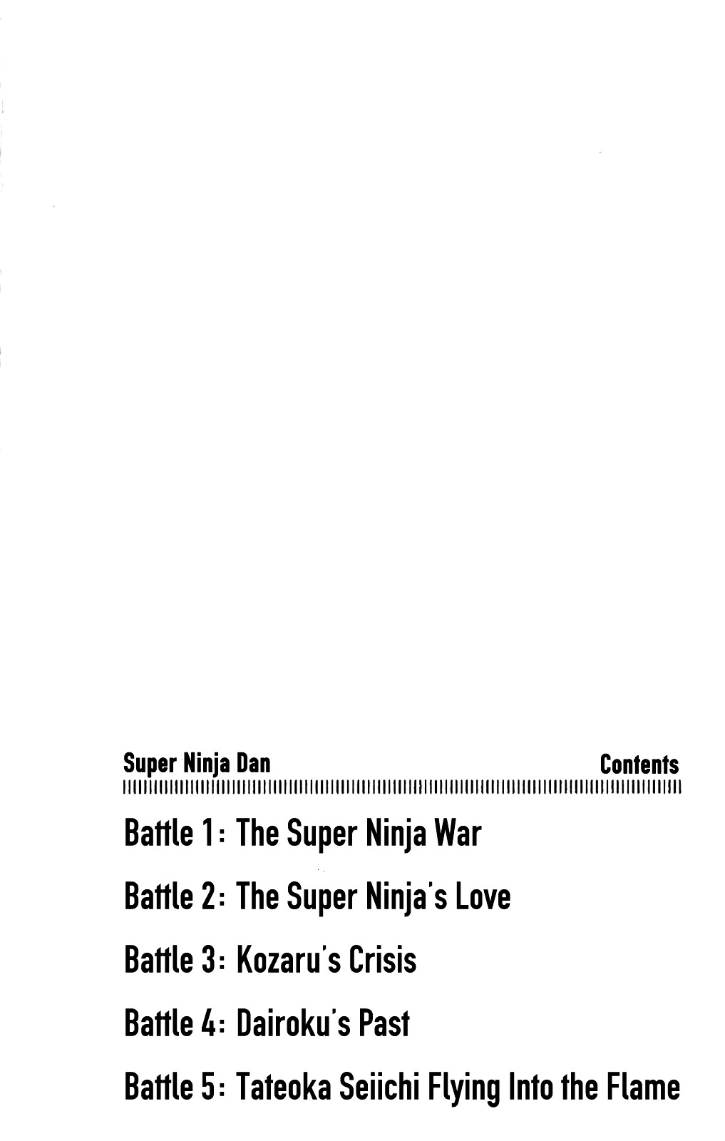 Super Ninja Dan Chapter 1 #6