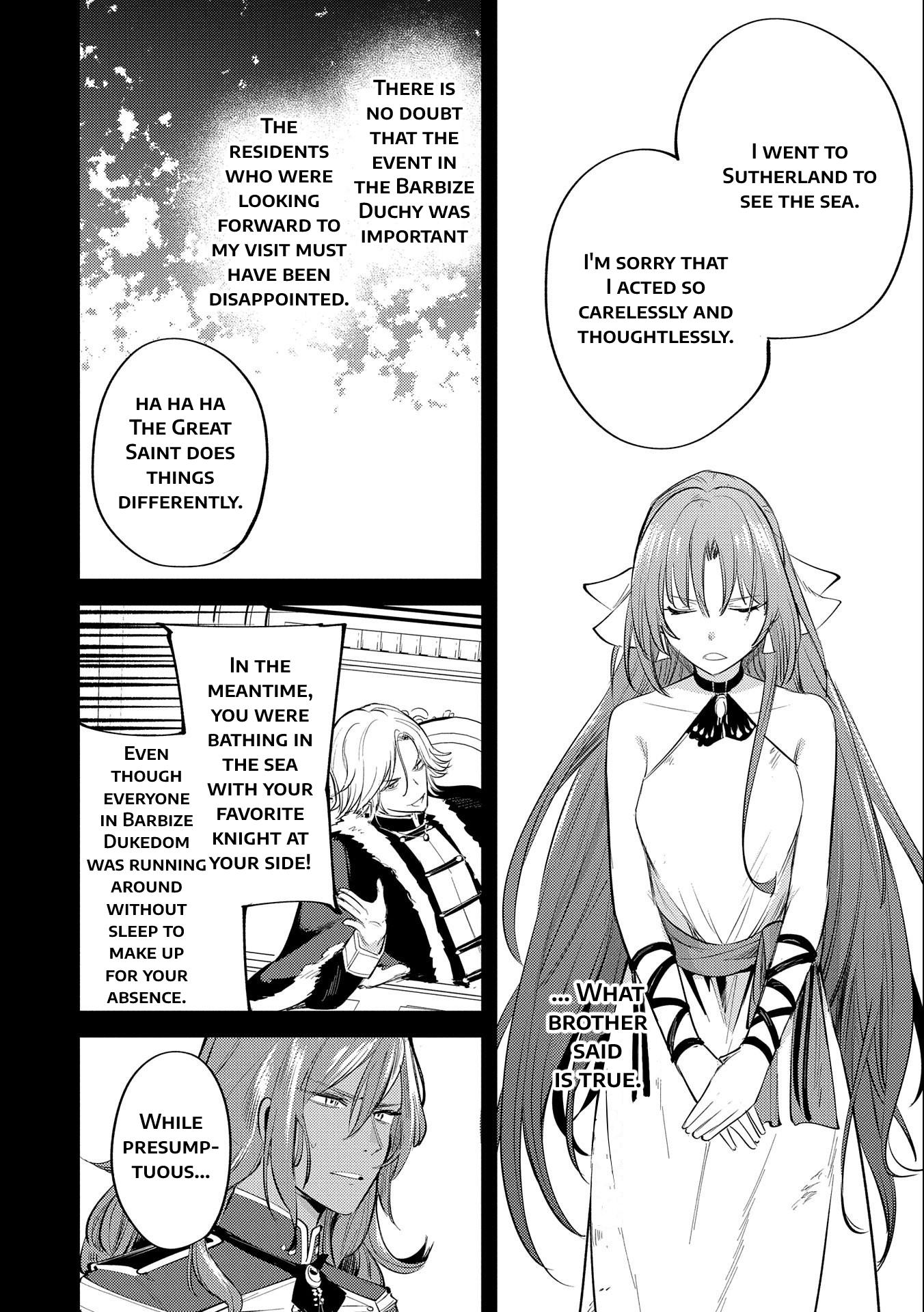 The Reincarnated Great Saint Hides That She's A Saint Chapter 30.5 #7