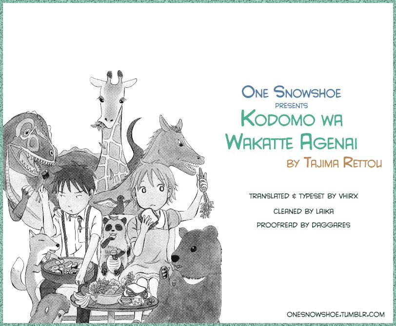 Kodomo Wa Wakatte Agenai Chapter 9 #1