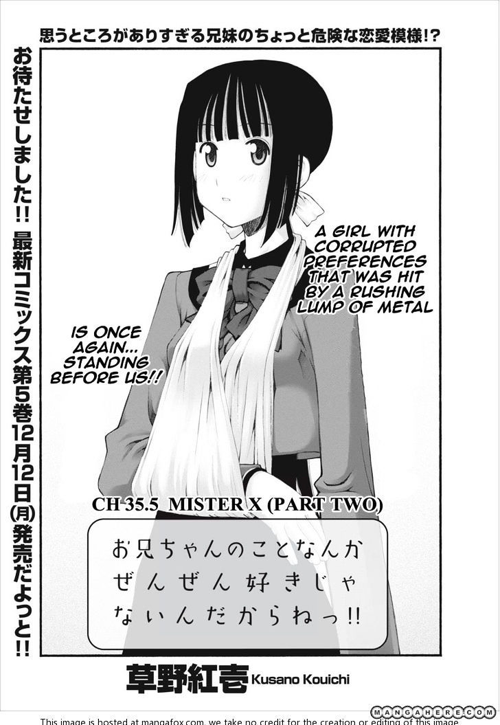 Oniichan No Koto Nanka Zenzen Suki Ja Nai N Da Kara Ne Chapter 35.5 #2