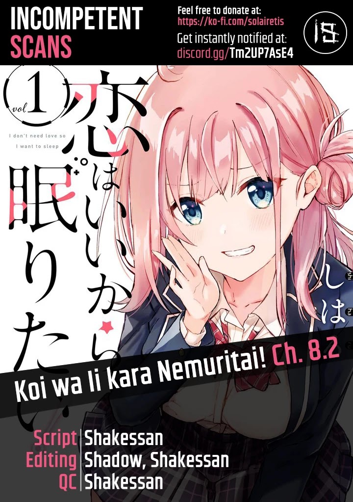 Koi Wa Iikara Nemuritai! Chapter 8.2 #1