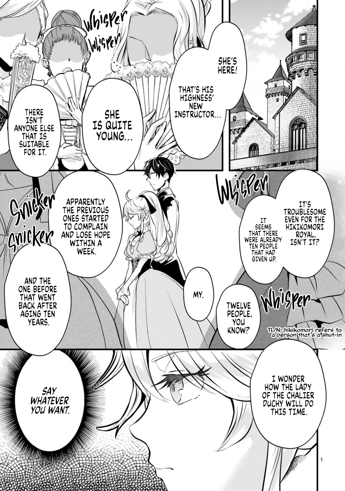 The Duke's Daughter Who Was A Villain In Her Previous Lives Was Entrusted With Training A Hikikomori Prince Chapter 1 #2