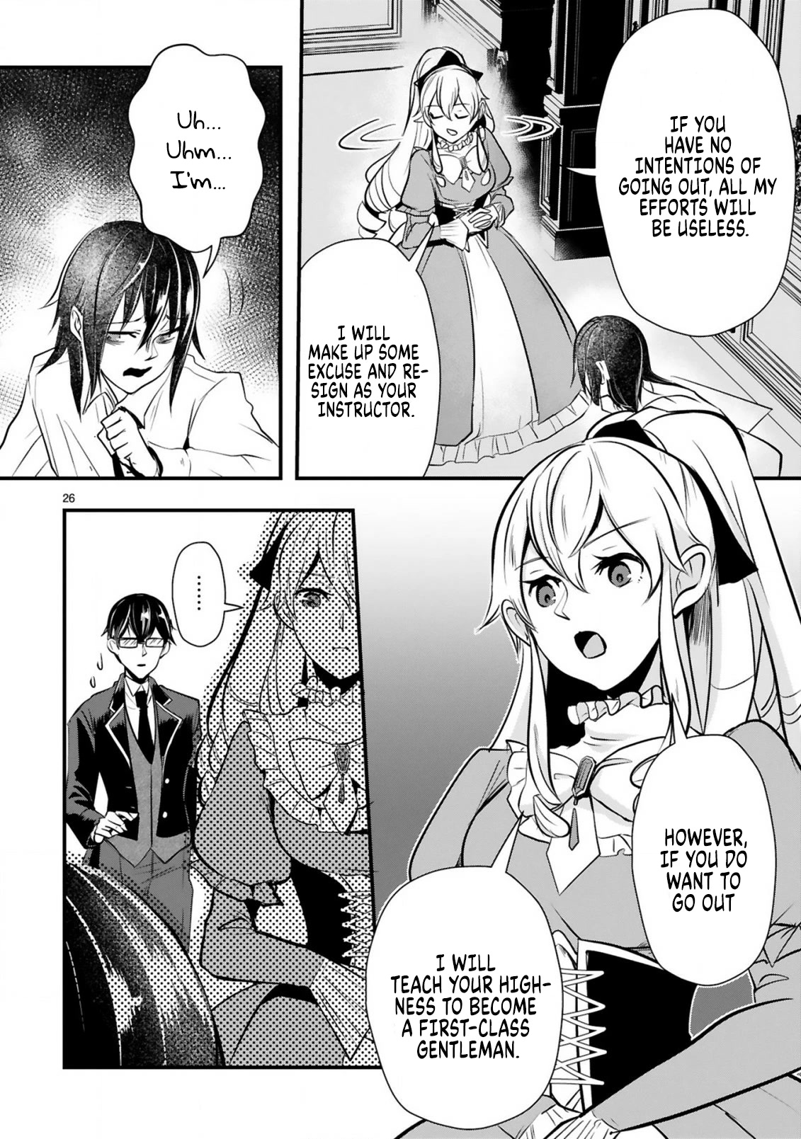 The Duke's Daughter Who Was A Villain In Her Previous Lives Was Entrusted With Training A Hikikomori Prince Chapter 1 #27