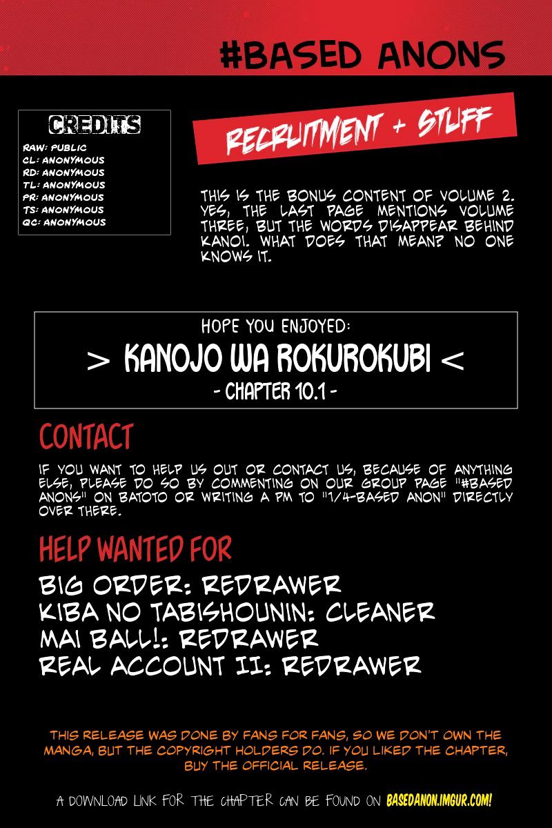 Kanojo Wa Rokurokubi Chapter 13.1 #8