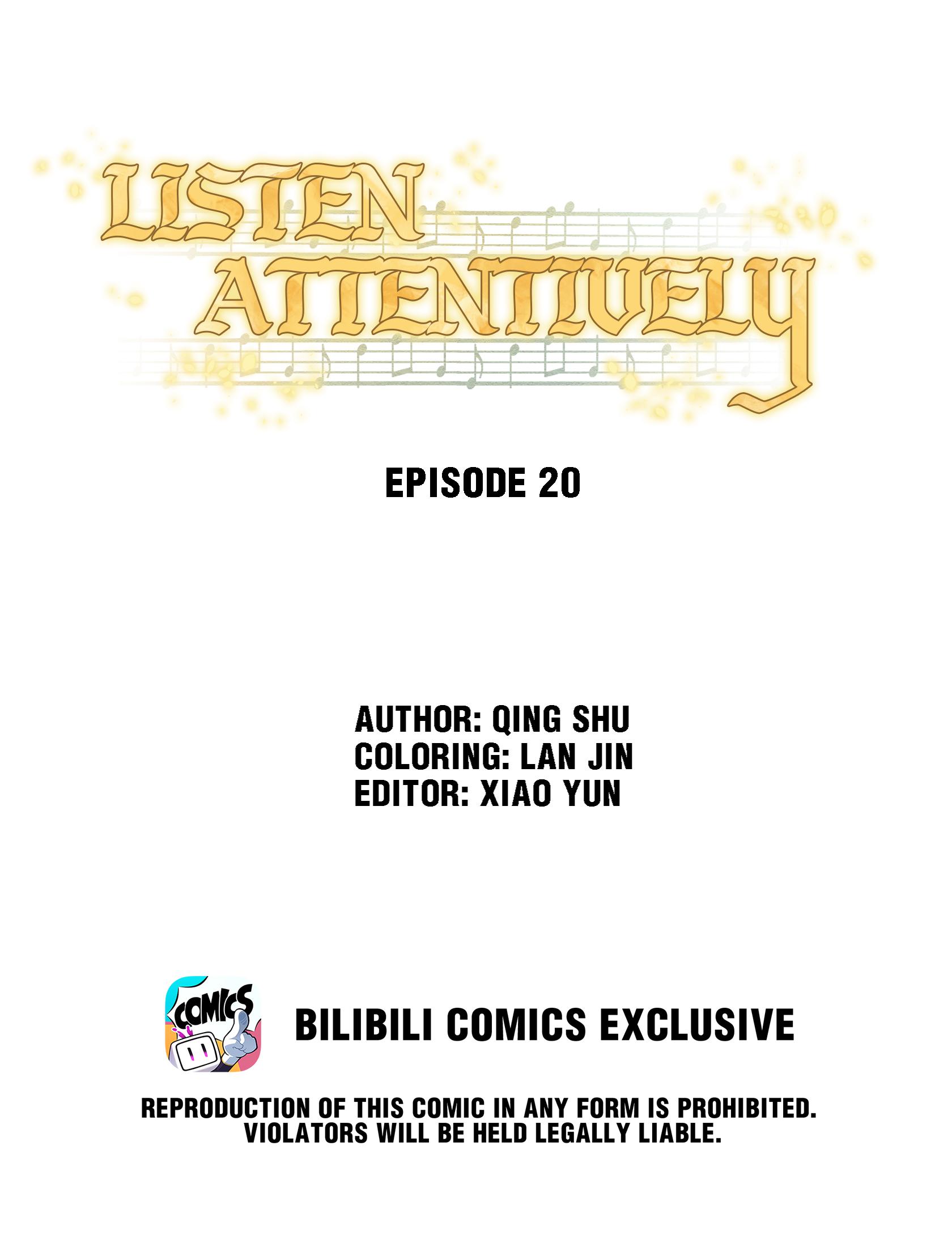 Listen Attentively Chapter 20 #2