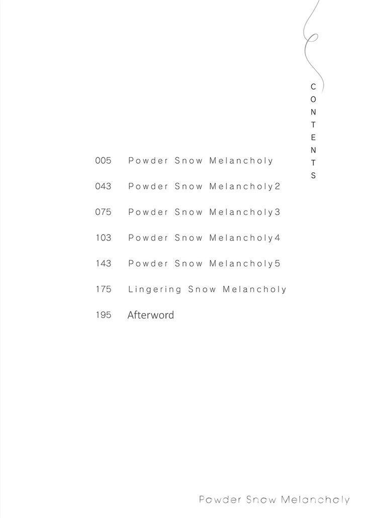 Powder Snow Melancholy Chapter 1 #5