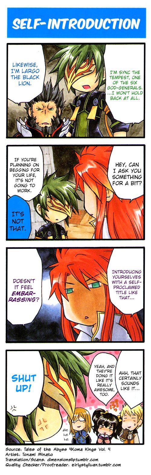 Tales Of The Abyss 4Koma Kings Chapter 11 #1