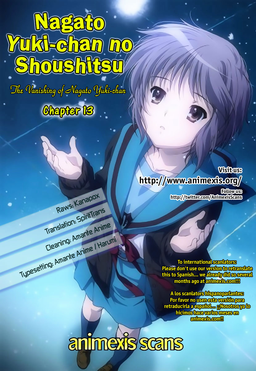 Nagato Yuki-Chan No Shoushitsu Chapter 13 #1
