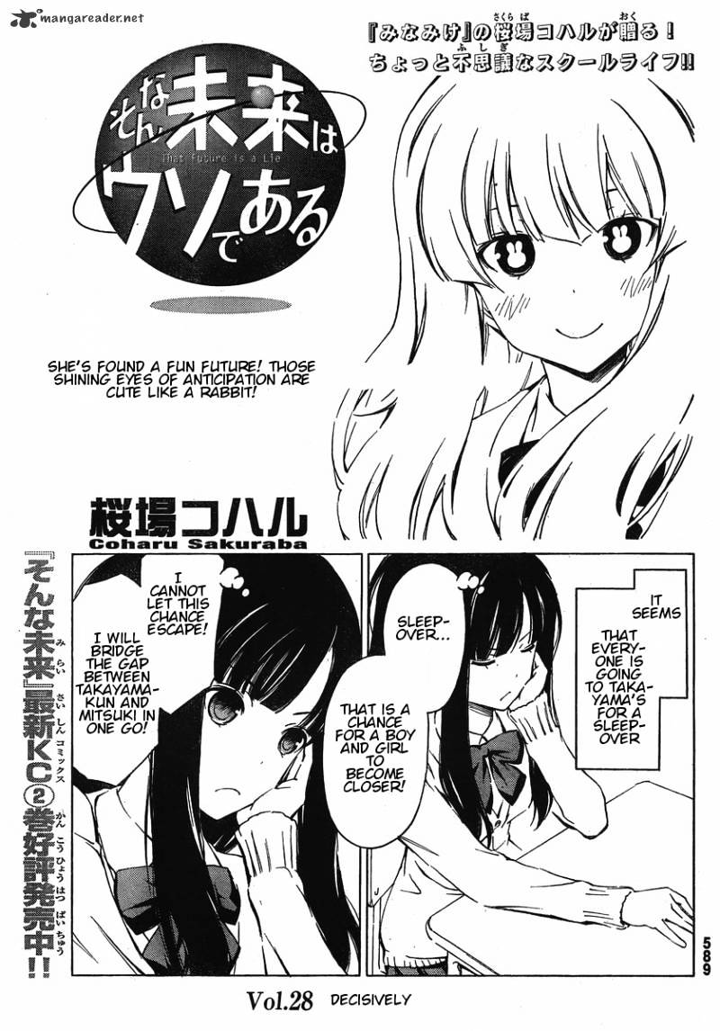 Sonna Mirai Wa Uso De Aru Chapter 28 #1