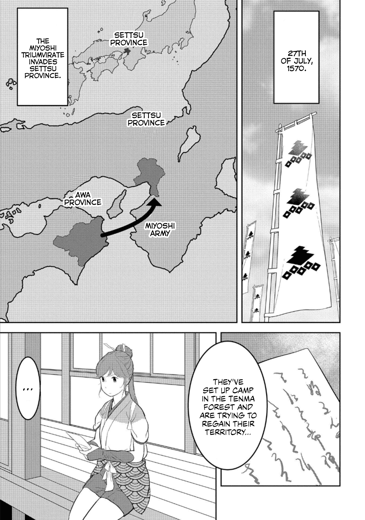 Sengoku Komachi Kuroutan: Noukou Giga Chapter 47 #10