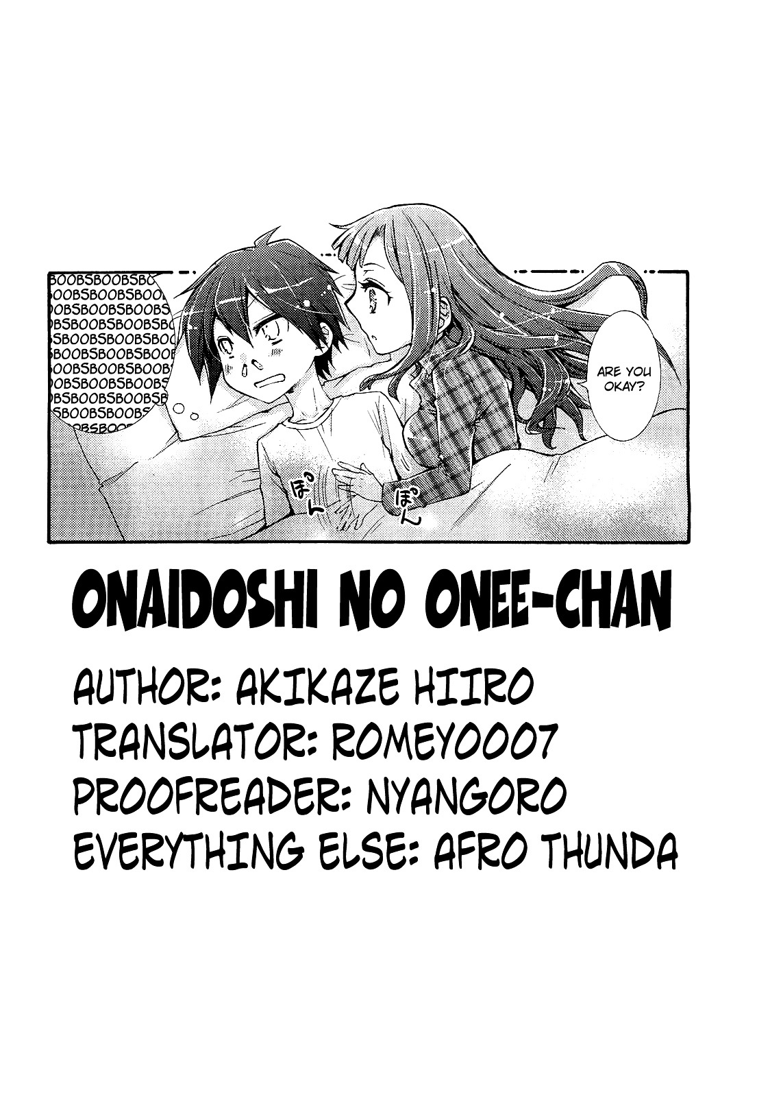 Onaidoshi No Onee-Chan Chapter 0 #9