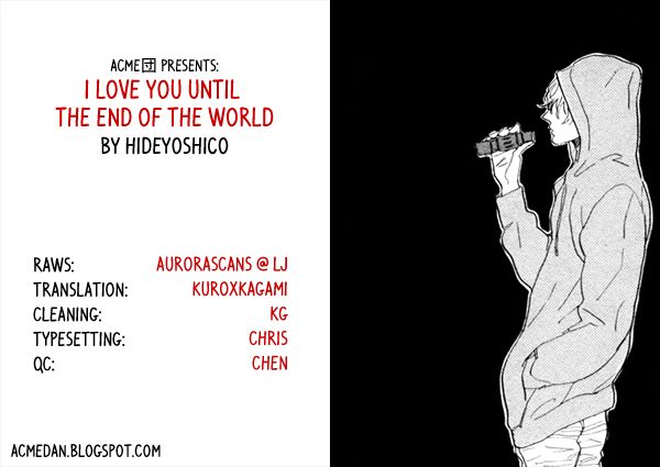 I Love You Until The End Of The World Chapter 1 #1
