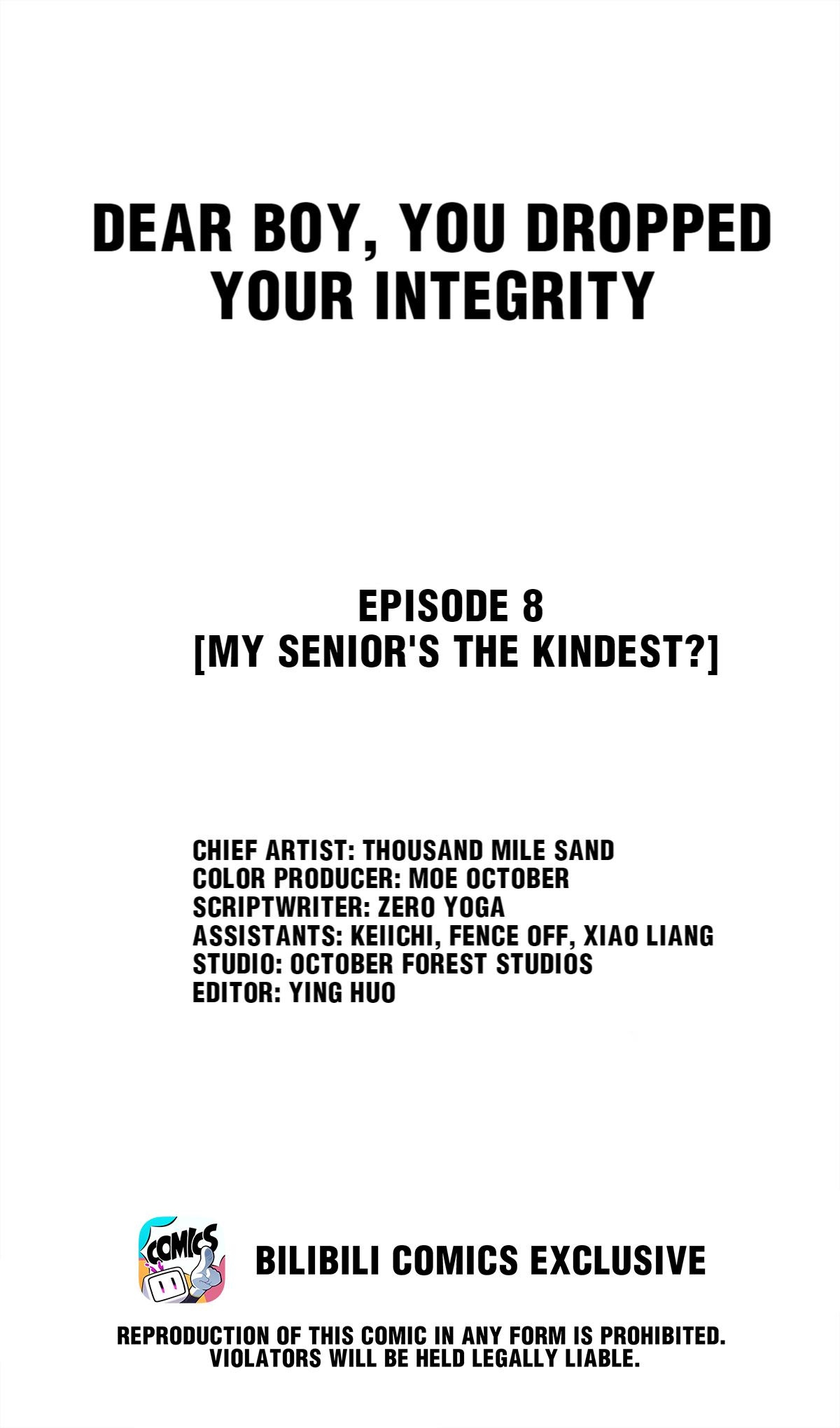 Dear Boy, You Dropped Your Integrity Chapter 8 #2