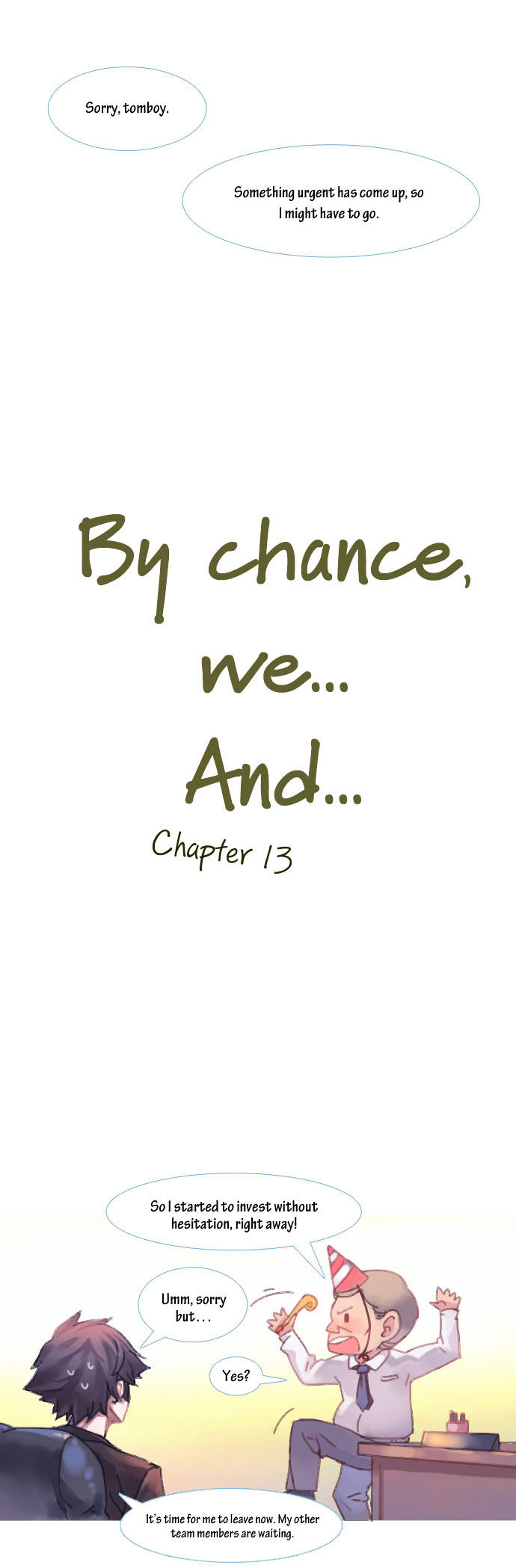 By Chance, We... And... Chapter 13 #5