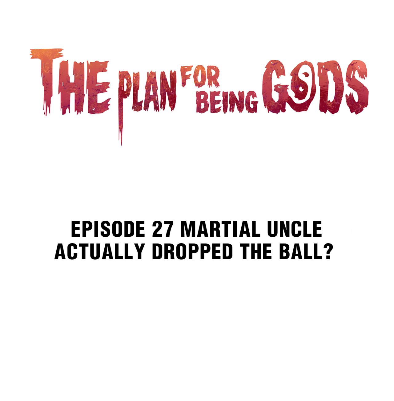 The Plan For Being Gods Chapter 27 #1