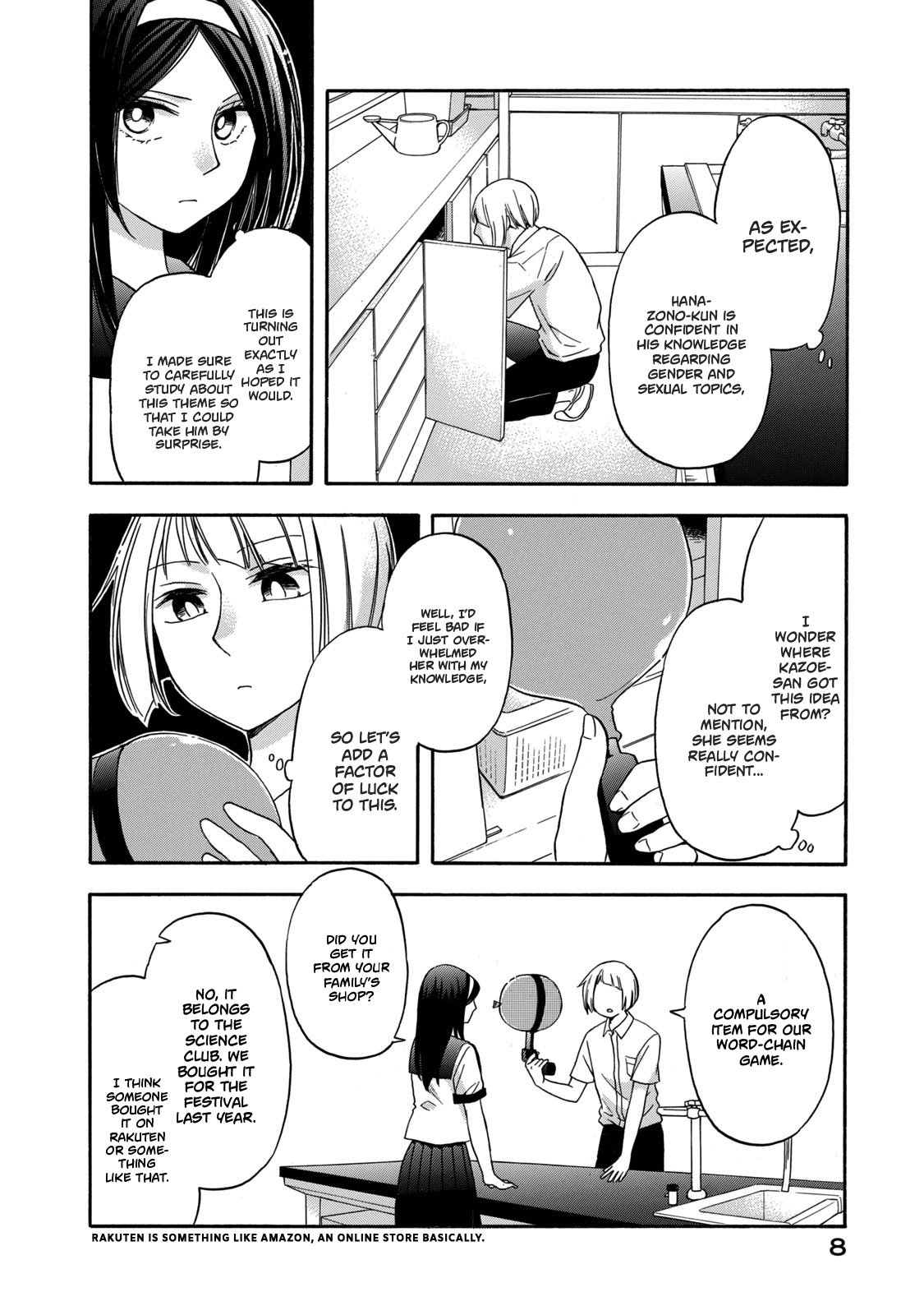 Hanazono-Kun To Kazoe-San No Fukakai Na Houkago Chapter 9 #6