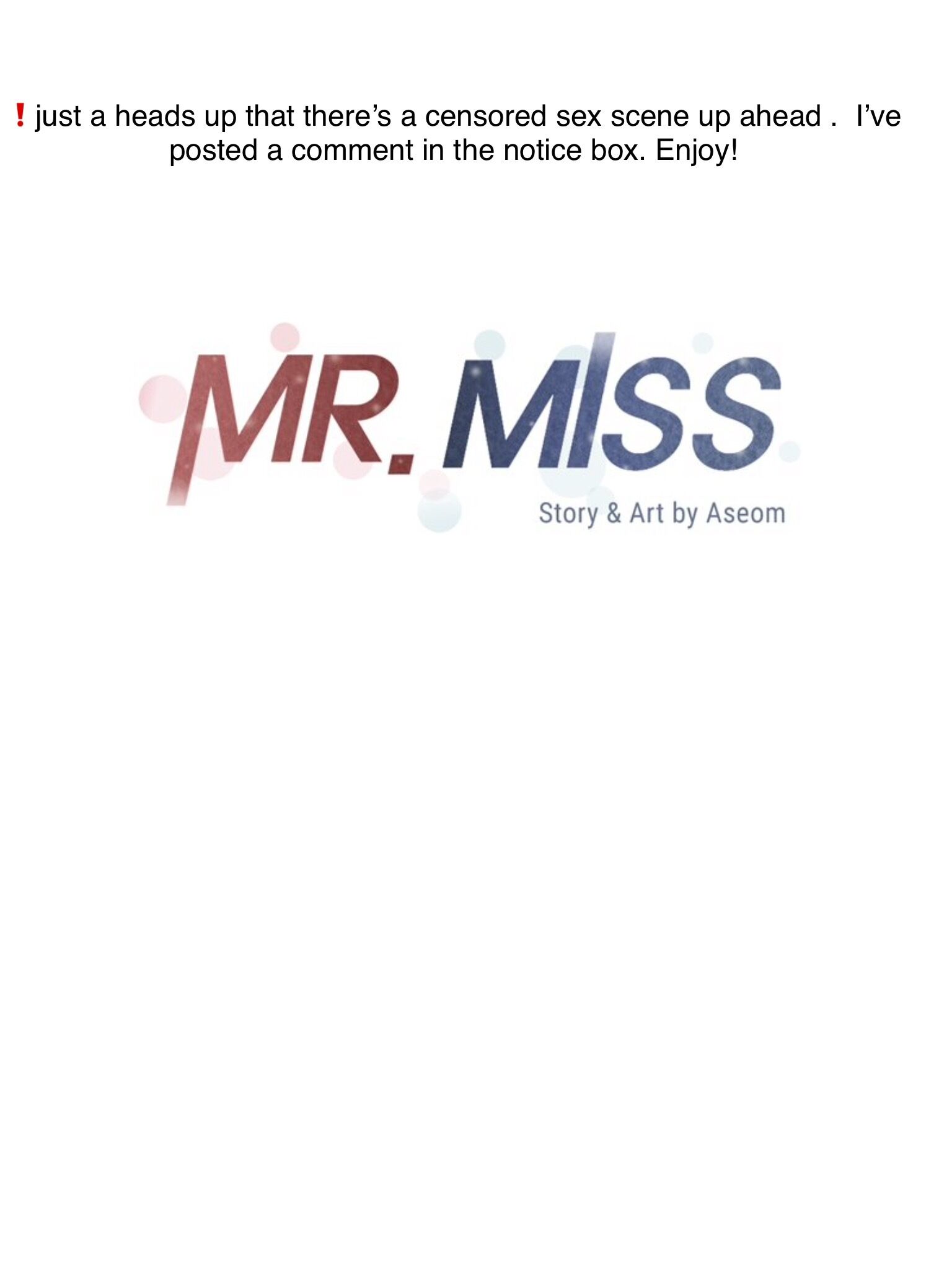 Mr.miss Chapter 31 #1