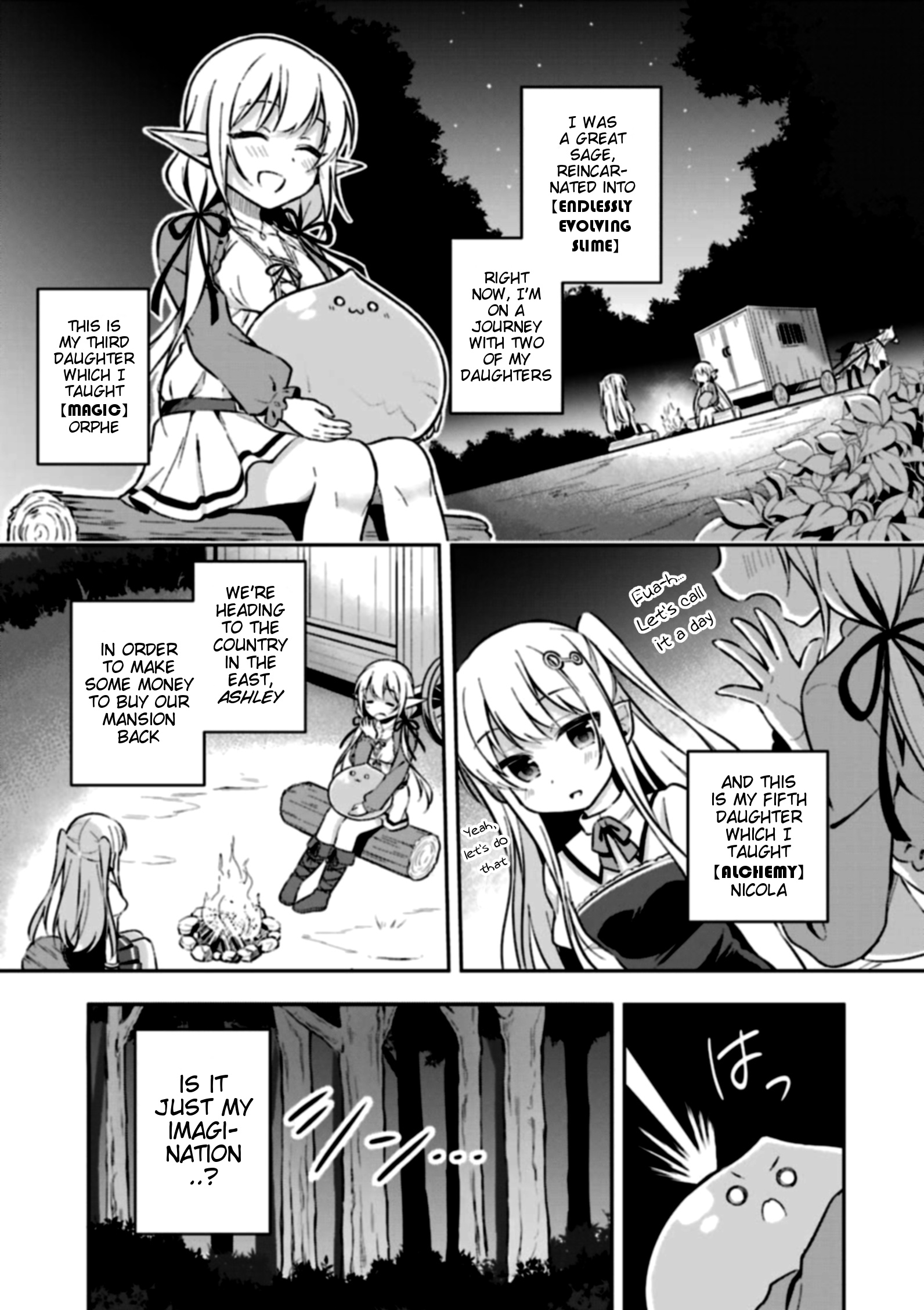 Slime Tensei. Daikenja Ga Youjo Elf Ni Dakishimeraretemasu Chapter 2 #2