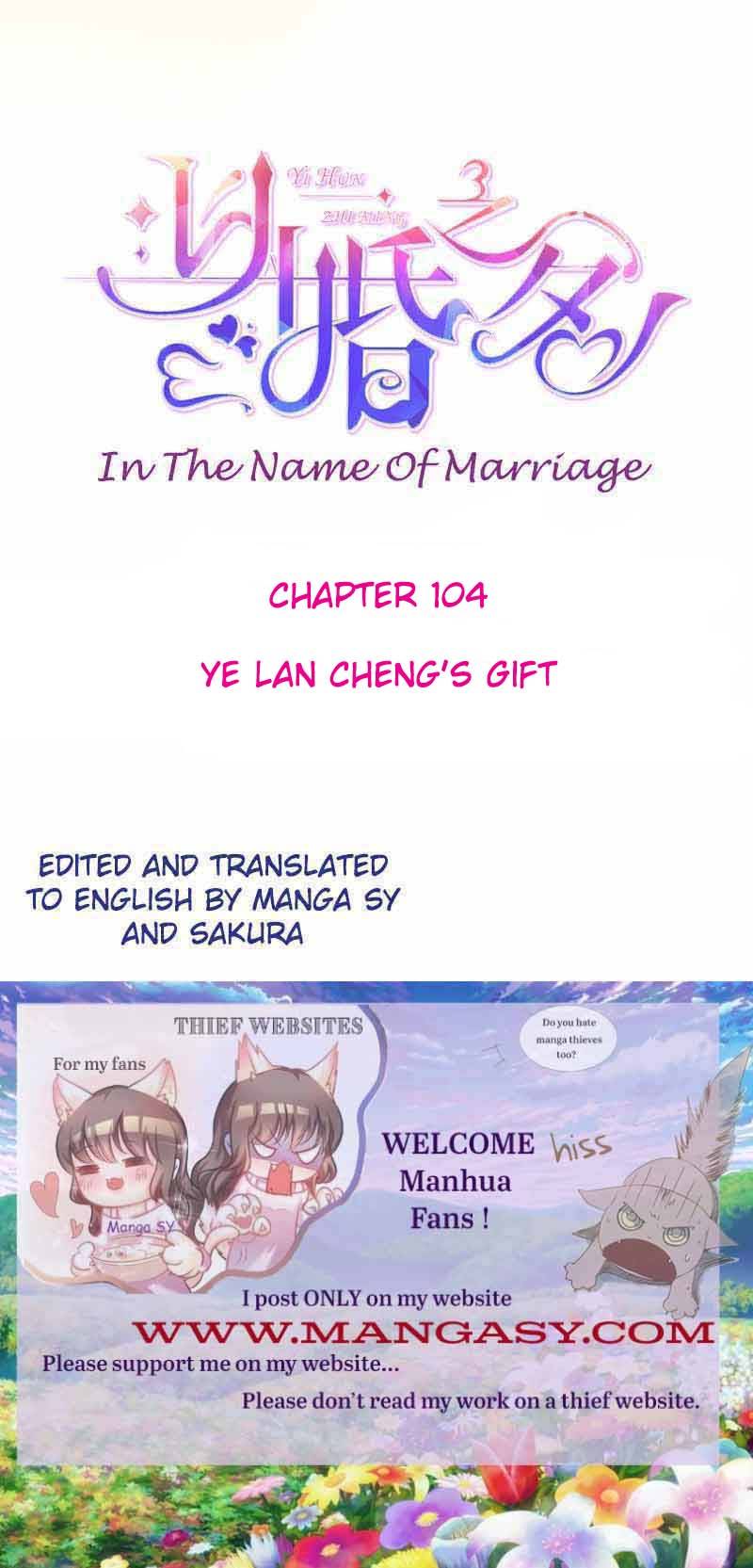 In The Name Of Marriage Chapter 104 #1