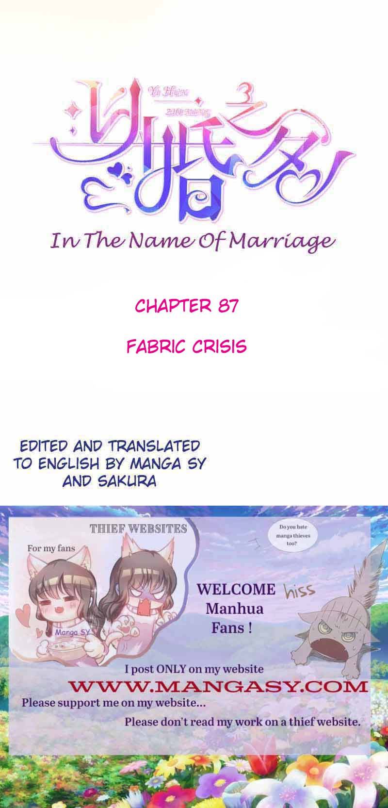 In The Name Of Marriage Chapter 87 #1