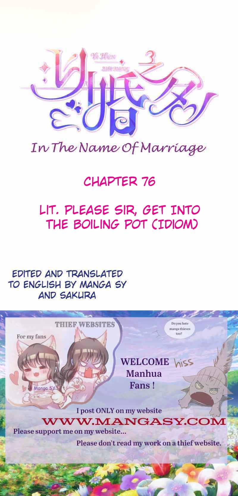 In The Name Of Marriage Chapter 76 #1