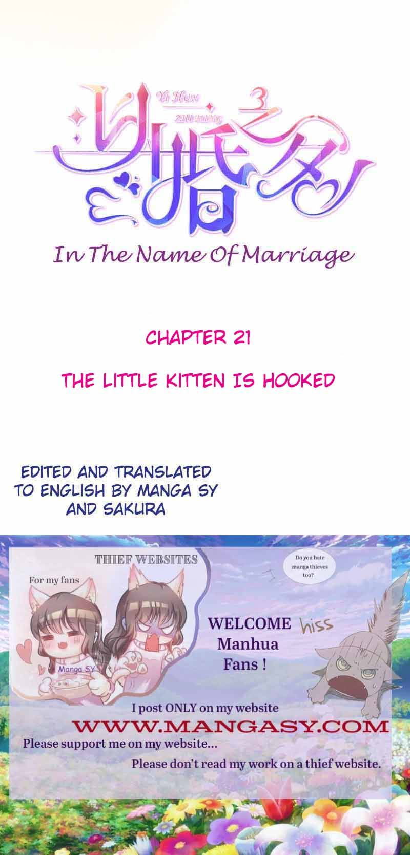 In The Name Of Marriage Chapter 21 #1