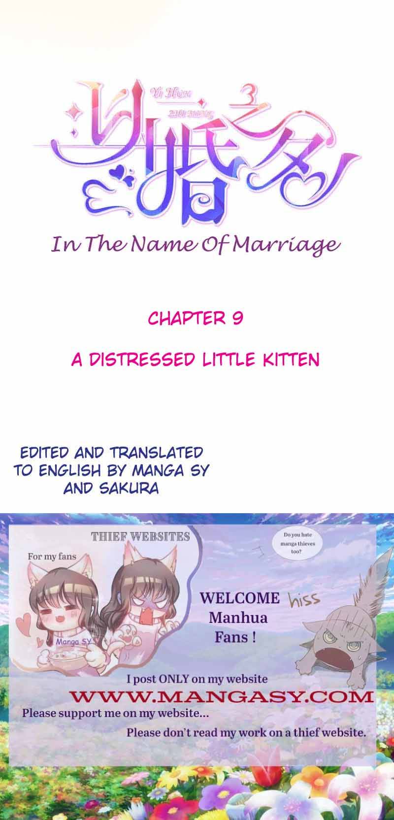 In The Name Of Marriage Chapter 9 #1