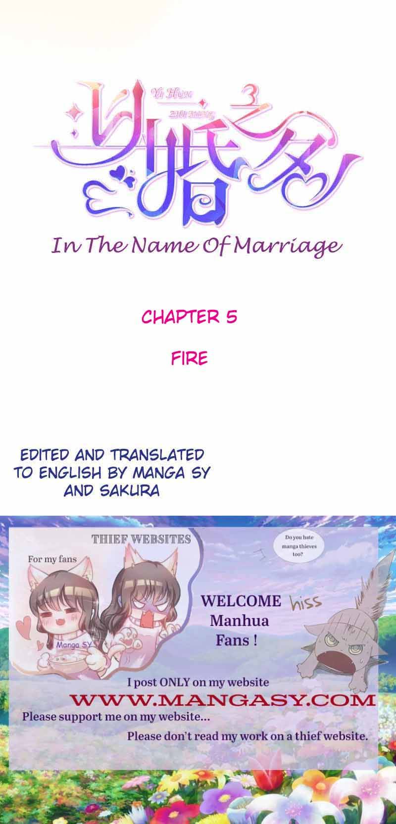 In The Name Of Marriage Chapter 5 #1
