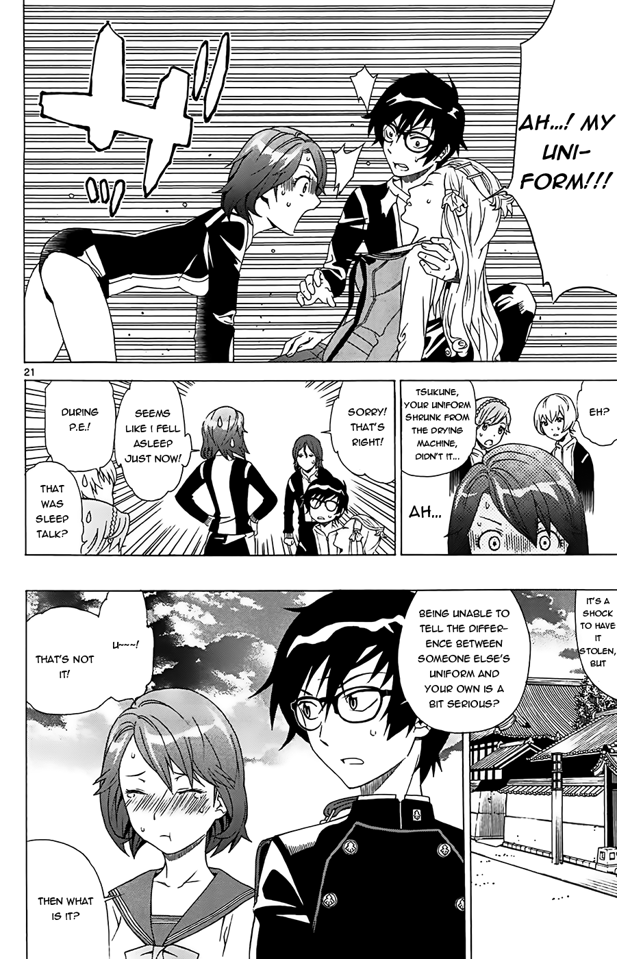 Tokisaka-San Wa Boku To Chikyuu Ni Kibishisugiru. Chapter 1 #23