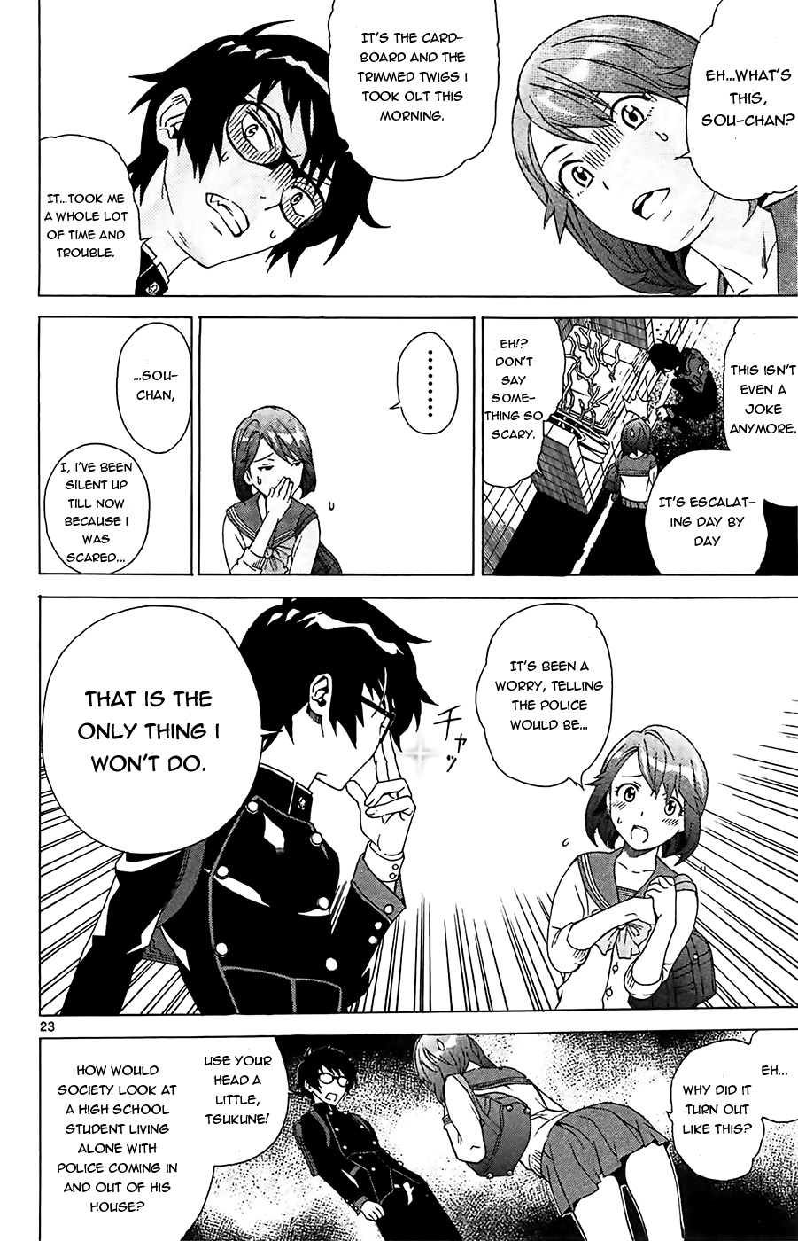 Tokisaka-San Wa Boku To Chikyuu Ni Kibishisugiru. Chapter 1 #25