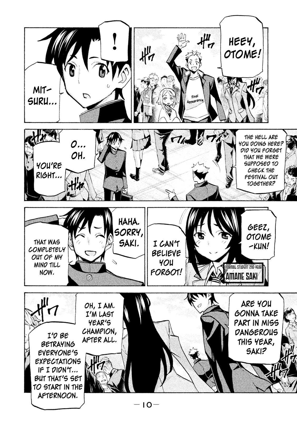 Sentou Hakai Gakuen Dangerosu Chapter 37 #8