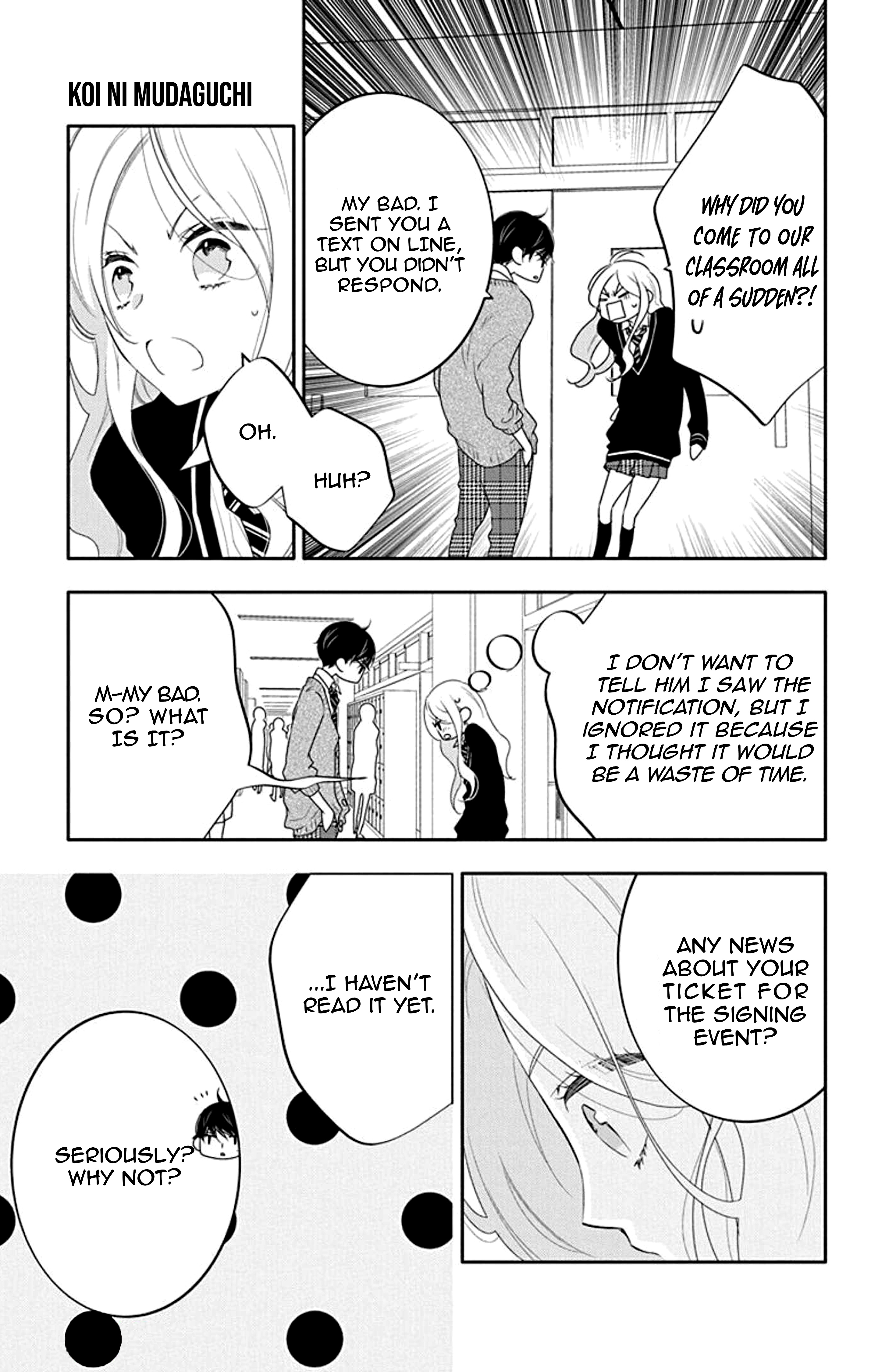 Koi Ni Mudaguchi Chapter 11 #16