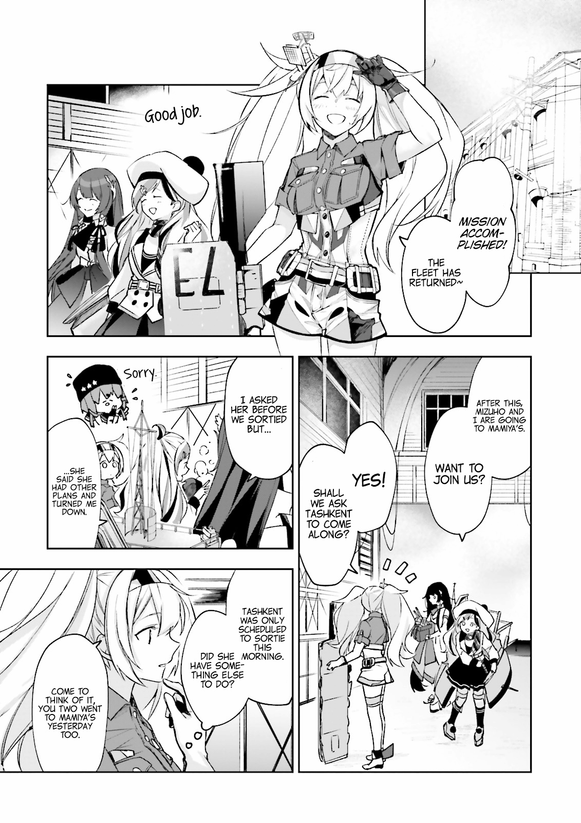 Kantai Collection -Kancolle- Tonight, Another "salute"! Chapter 10 #9