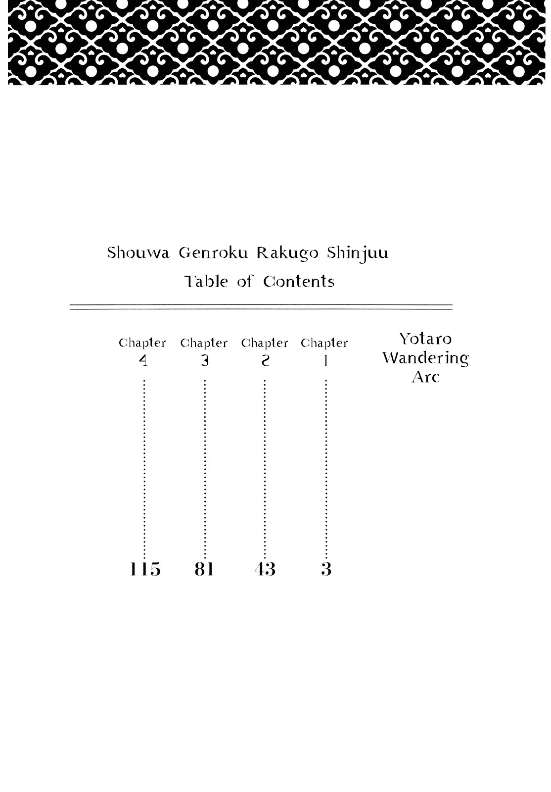 Shouwa Genroku Rakugo Shinjuu Chapter 1 #3